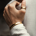 Matte Finish Golden Ring